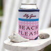 Beach Please Can Holder by Lily Grace - Country Club Prep