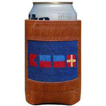 BEER Needlepoint Can Holder by Smathers & Branson - Country Club Prep