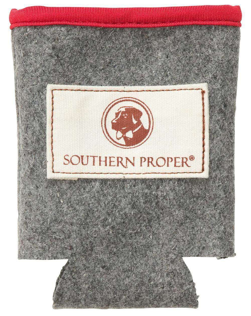 Beer Sweater Can Holder in Grey by Southern Proper - Country Club Prep