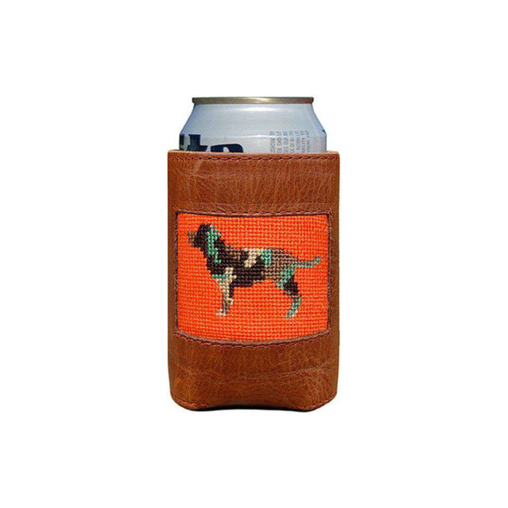 Camo Retriever Needlepoint Can Holder by Smathers & Branson - Country Club Prep