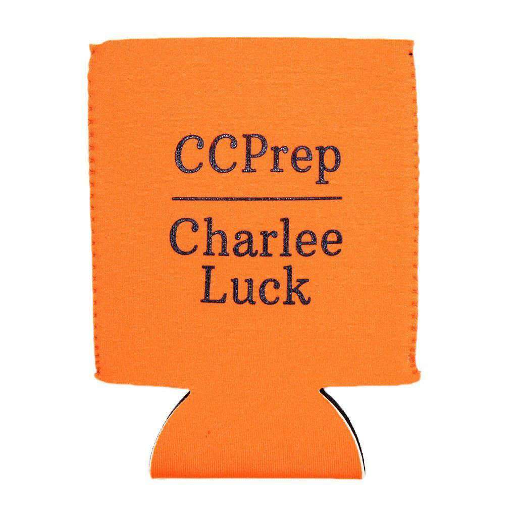 CCP Exclusive Can Holder in Orange by Charlee Luck - Country Club Prep