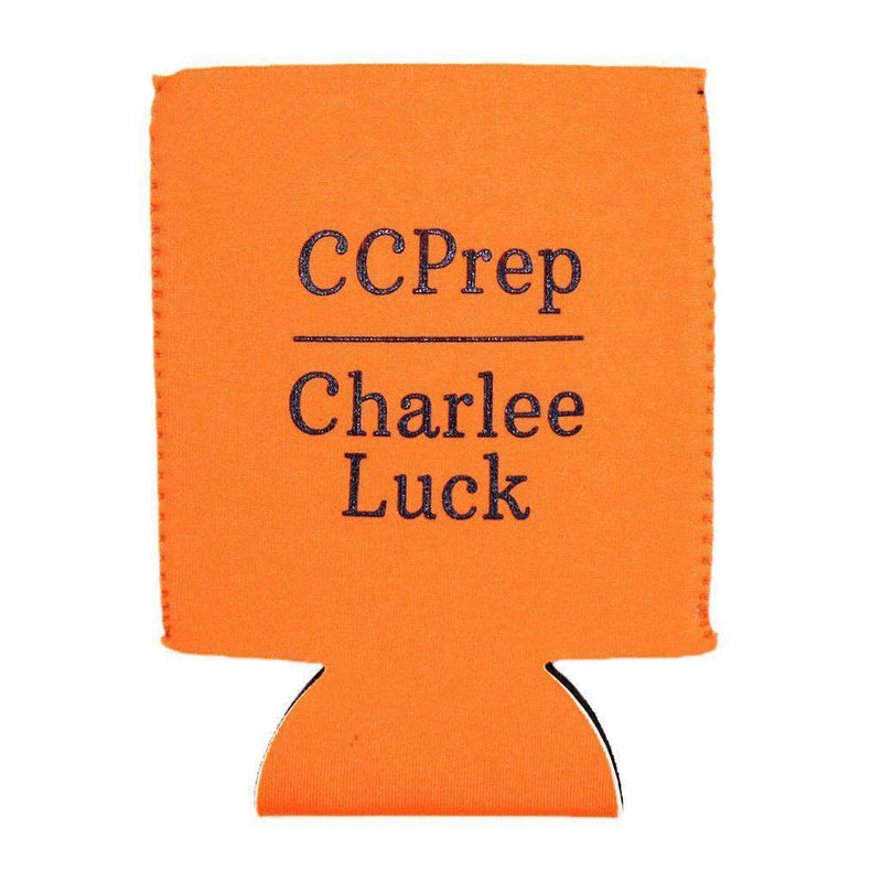 CCP Exclusive Can Holder in Orange by Charlee Luck - Country Club Prep