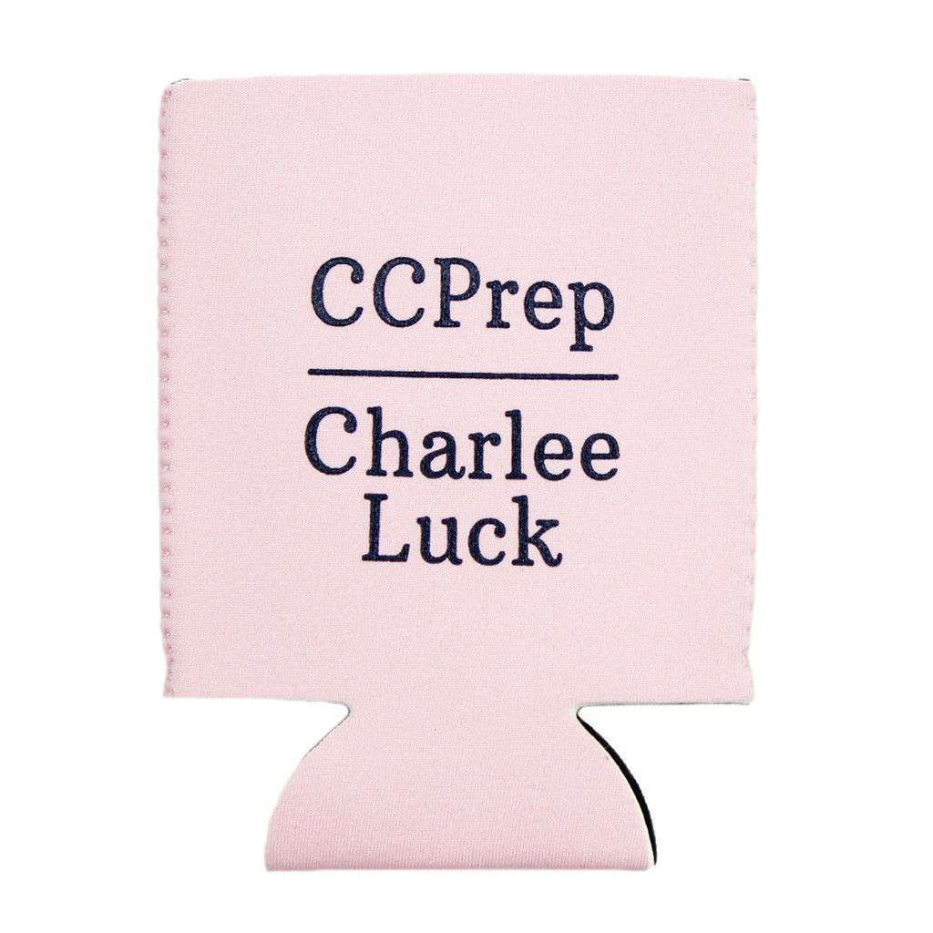 CCP Exclusive Can Holder in Pink by Charlee Luck - Country Club Prep
