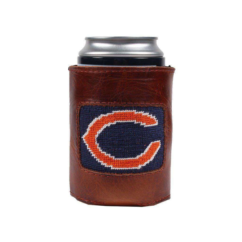 Chicago Bears Needlepoint Can Holder by Smathers & Branson - Country Club Prep