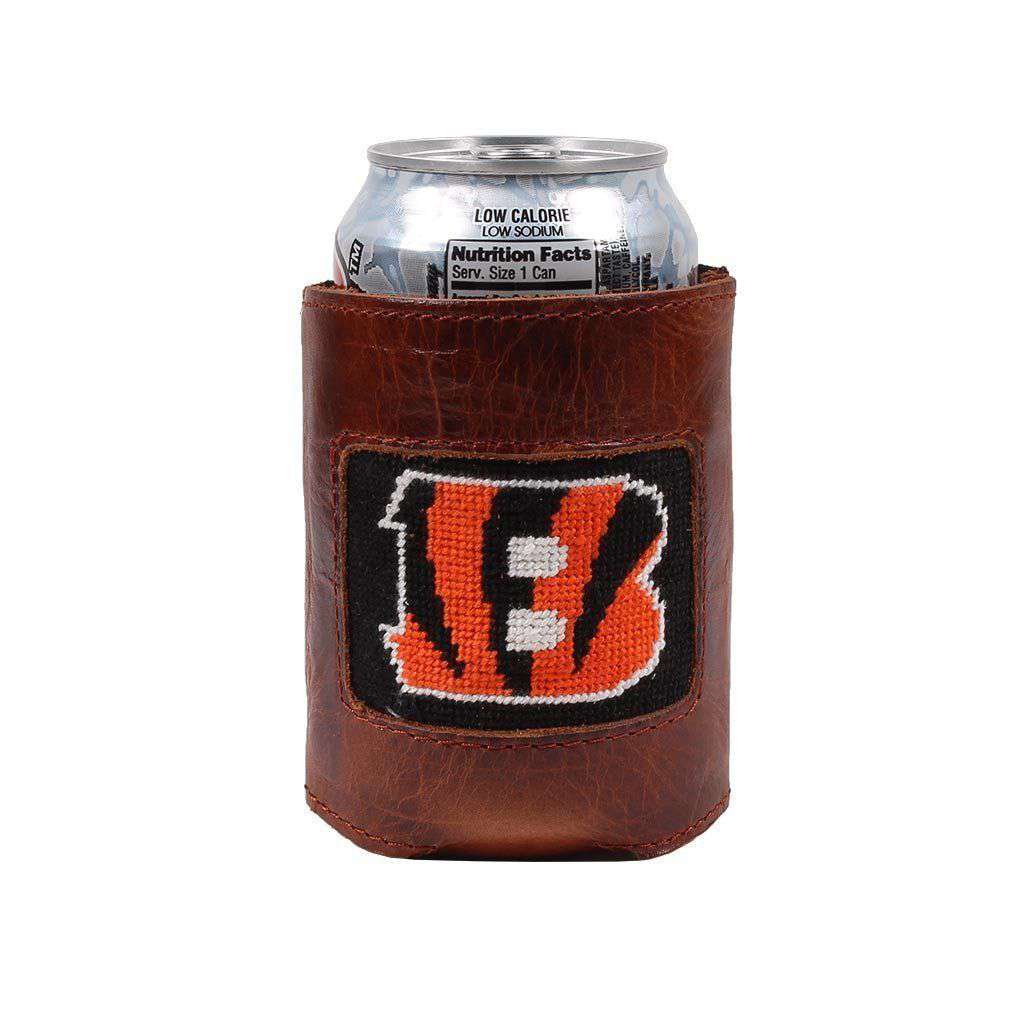 Cincinnati Bengals Needlepoint Can Holder by Smathers & Branson - Country Club Prep