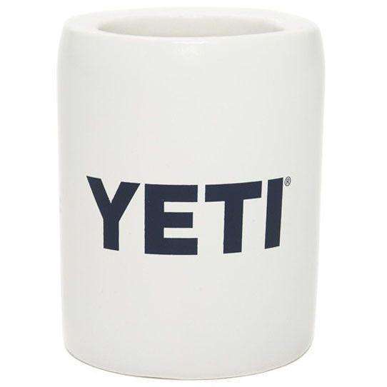 YETI Coat of Arms Can Insulator in White – Country Club Prep
