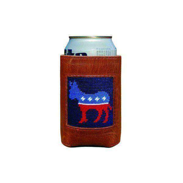 Democrat Needlepoint Can Holder by Smathers & Branson - Country Club Prep