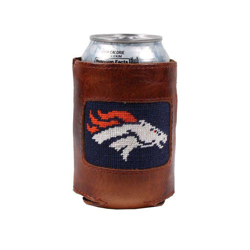 Denver Broncos Needlepoint Can Holder by Smathers & Branson - Country Club Prep