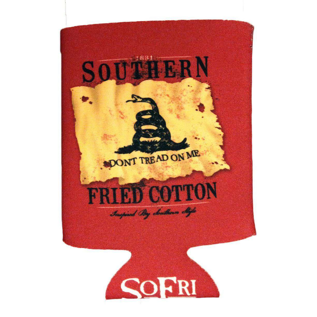 Don't Tread on Me Can Holder by Southern Fried Cotton - Country Club Prep
