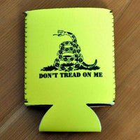 Don't Tread on Me Can Holder in Yellow by Rowdy Gentleman - Country Club Prep