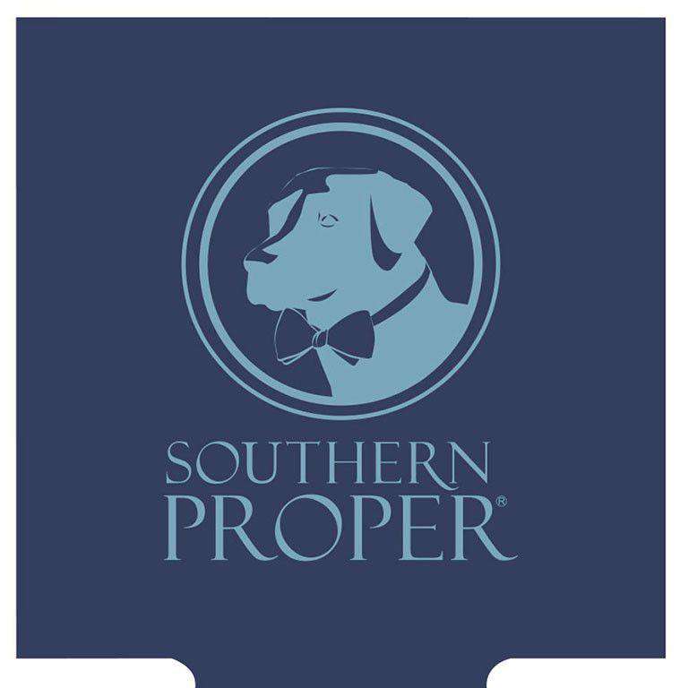 Drink Like a Fish Can Holder in Navy by Southern Proper - Country Club Prep