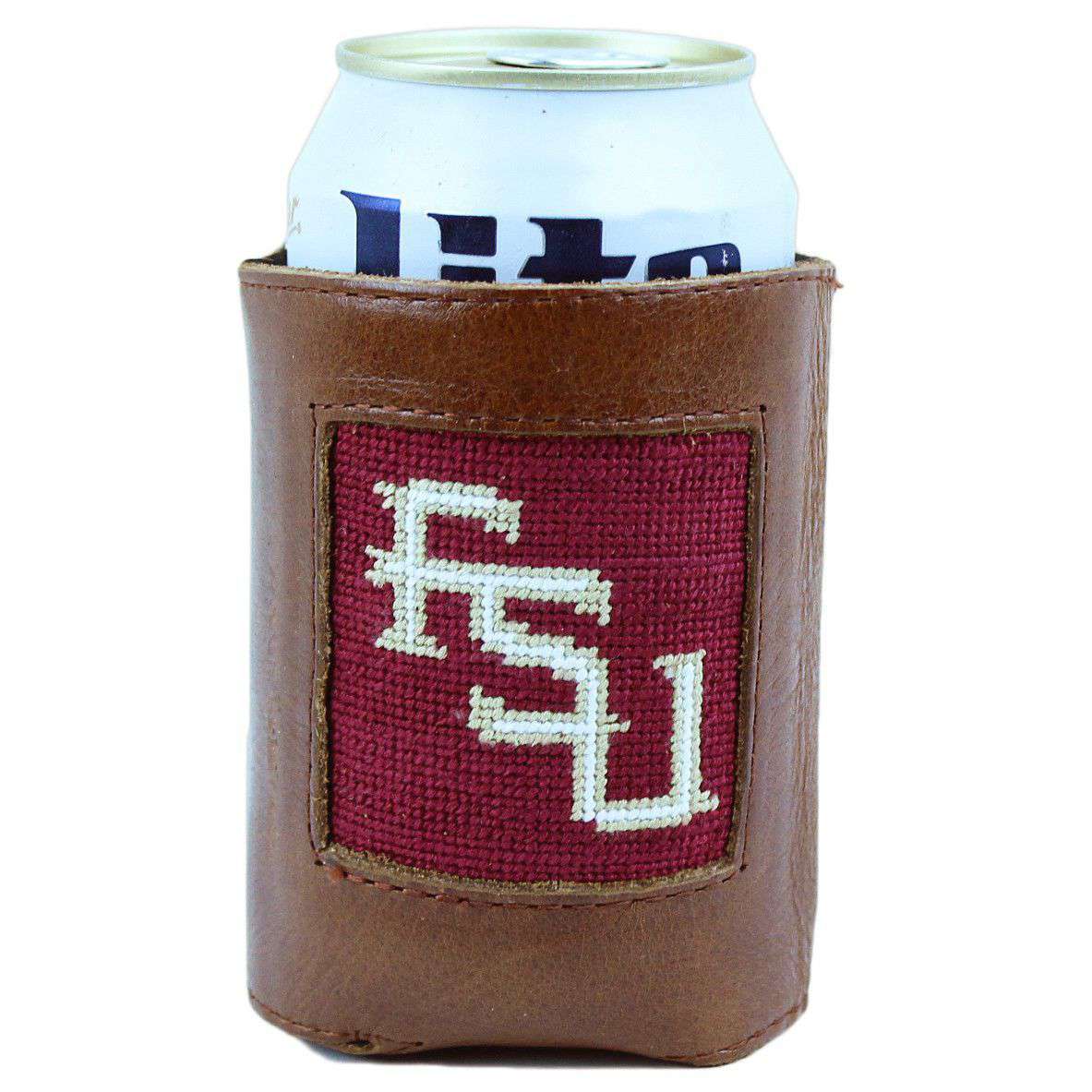 Florida State University Needlepoint Can Holder by Smathers & Branson - Country Club Prep