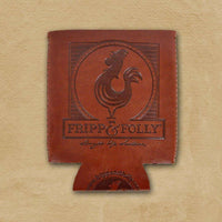 Fripp Logo "Vegan" Leather /Neoprene Can Holder by Fripp & Folly - Country Club Prep