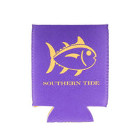 Gameday Reversible Can Caddie in Regal Purple and Gold by Southern Tide - Country Club Prep
