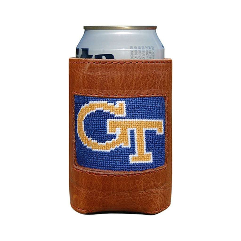 Georgia Tech Needlepoint Can Holder by Smathers & Branson - Country Club Prep