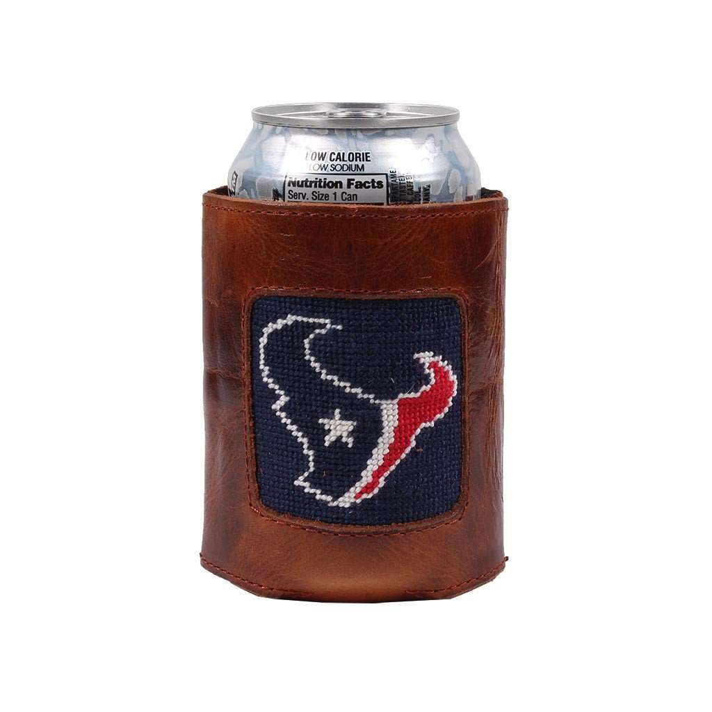 Houston Texans Needlepoint Can Holder by Smathers & Branson - Country Club Prep