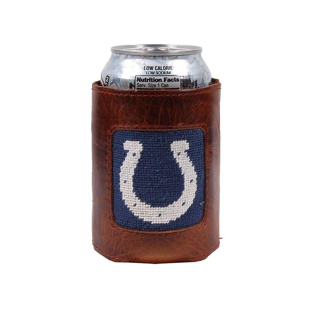 Indianapolis Colts Needlepoint Can Holder by Smathers & Branson - Country Club Prep