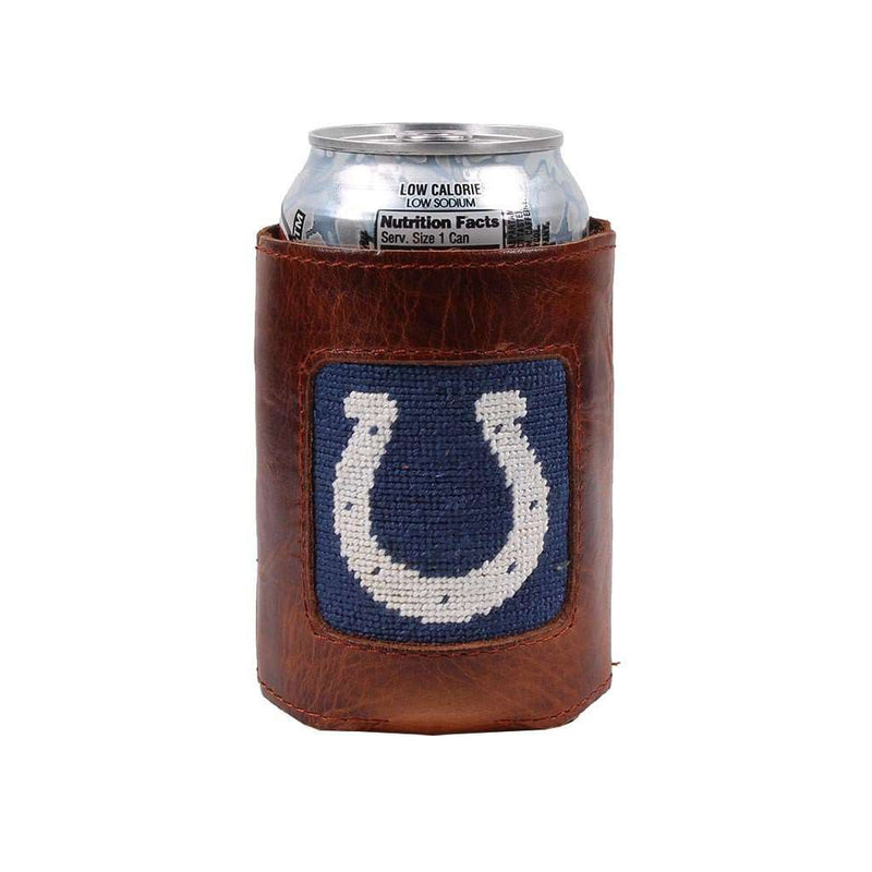 Indianapolis Colts Needlepoint Can Holder by Smathers & Branson - Country Club Prep
