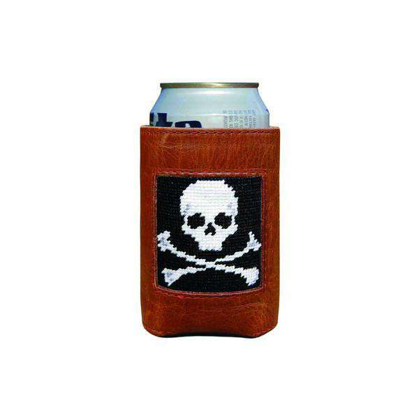Jolly Roger Needlepoint Can Holder by Smathers & Branson - Country Club Prep