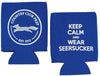 Keep Calm and Wear Seersucker Can Holder by Country Club Prep - Country Club Prep