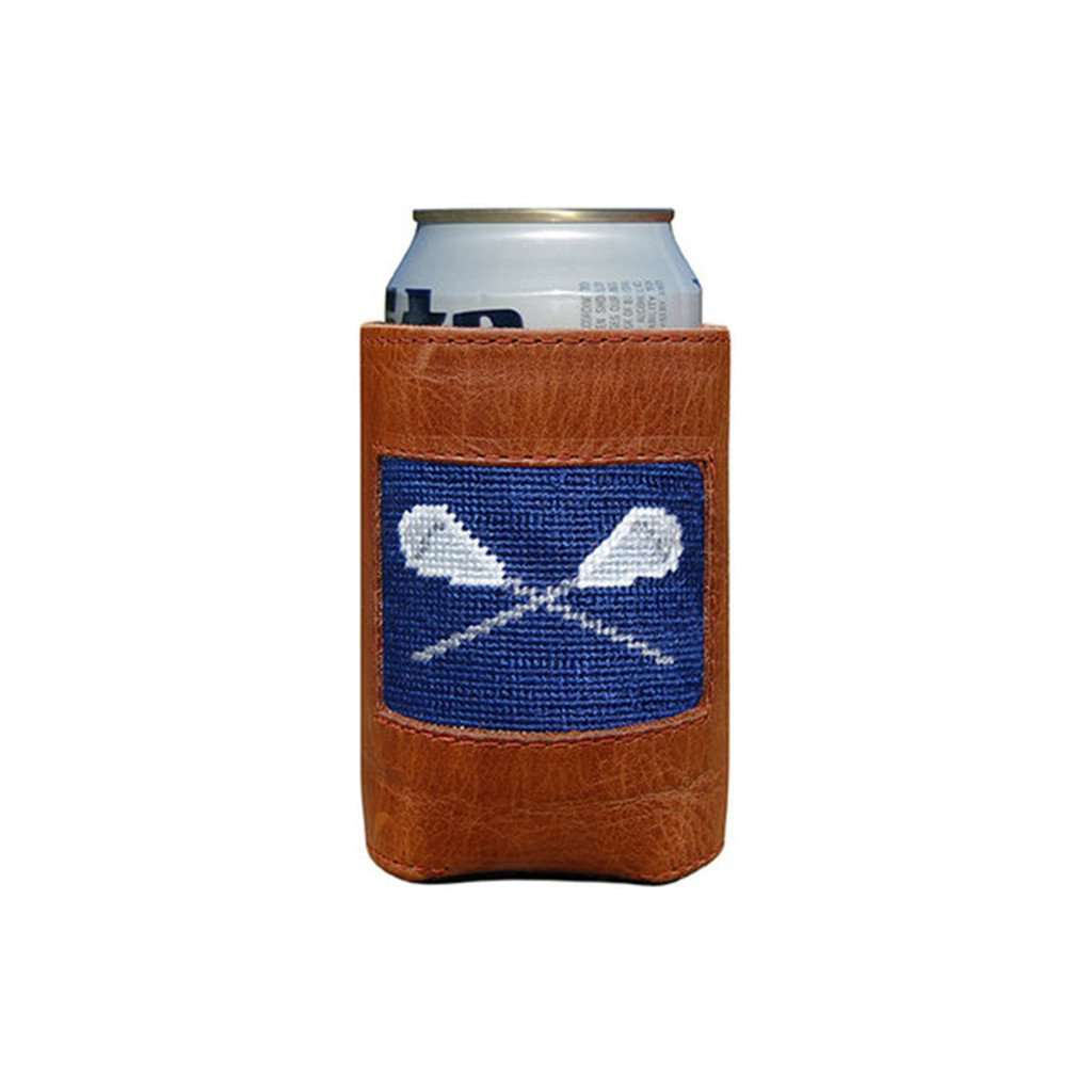 Lacrosse Needlepoint Can Holder by Smathers & Branson - Country Club Prep