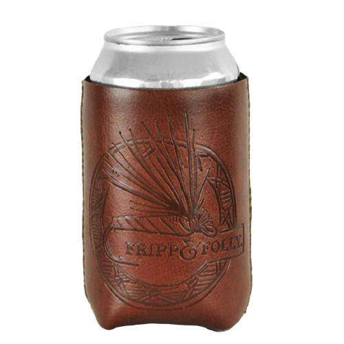 Lure "Vegan" Leather/Neoprene Can Holder by Fripp & Folly - Country Club Prep