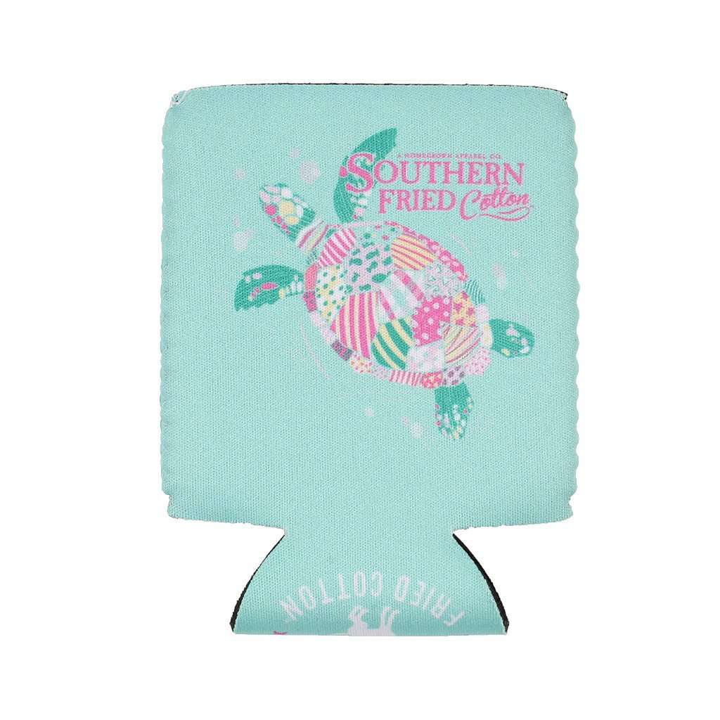 Myrtle the Turtle Can Holder by Southern Fried Cotton - Country Club Prep