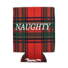 Naughty & Nice Can Holder in Royal Stewart Red & Blackwatch Green by Country Club Prep - Country Club Prep