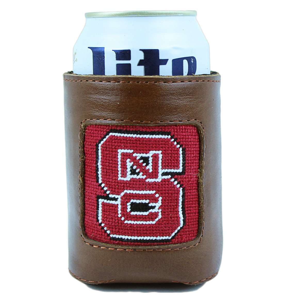 NC State University Needlepoint Can Holder by Smathers & Branson - Country Club Prep