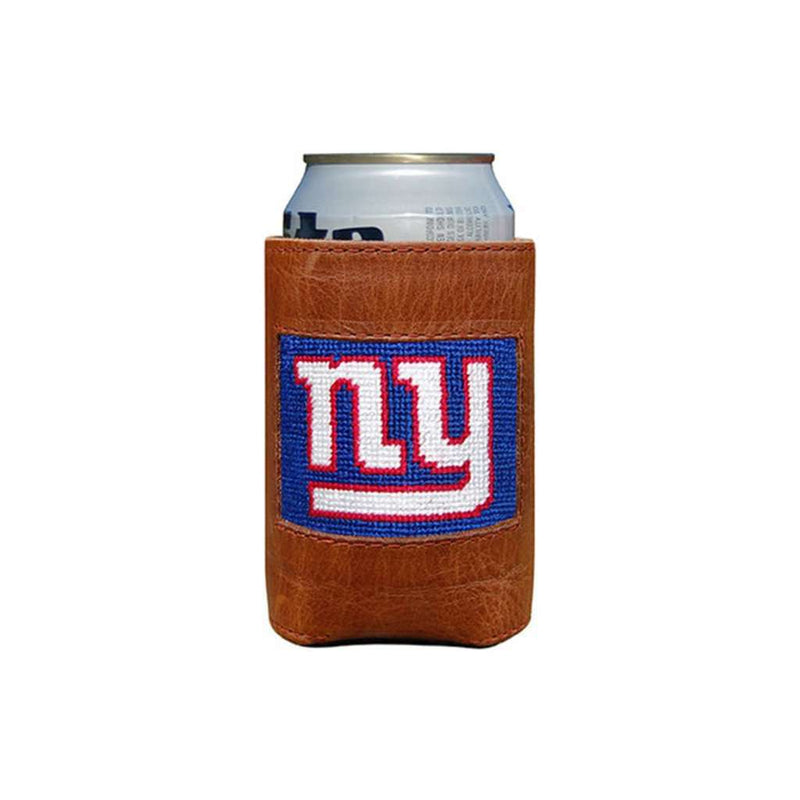 New York Giants Needlepoint Can Holder by Smathers & Branson - Country Club Prep