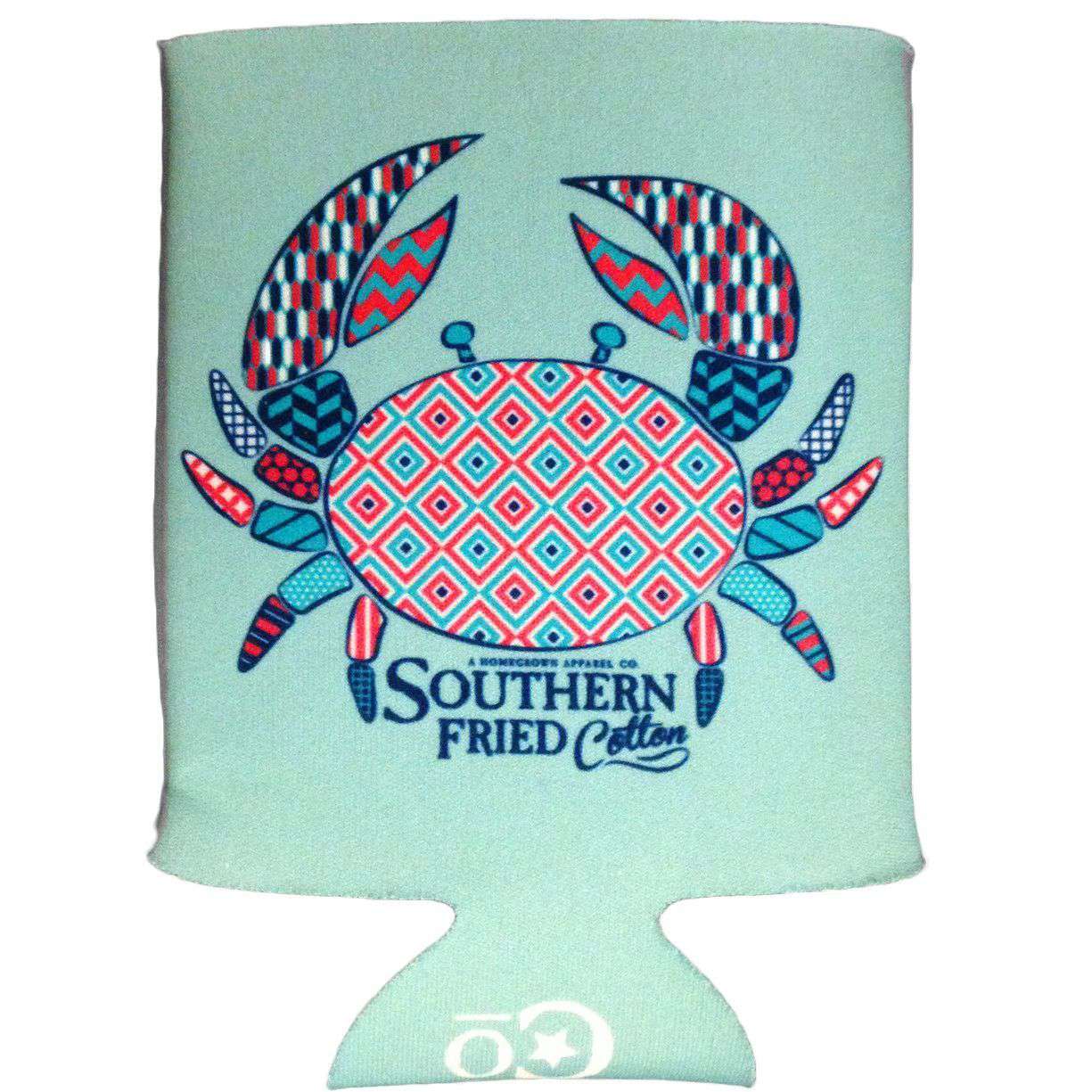 Pattern Crab Can Holder by Southern Fried Cotton - Country Club Prep
