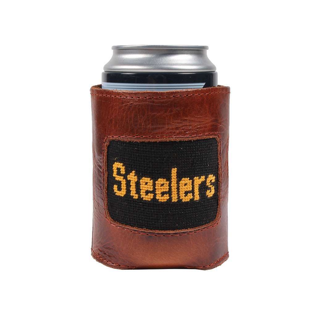 Pittsburgh Steelers Needlepoint Can Holder by Smathers & Branson - Country Club Prep