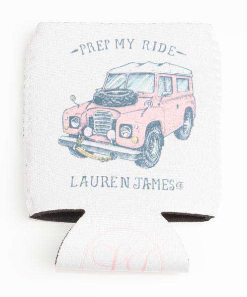 Prep My Ride Can Holder in White by Lauren James - Country Club Prep