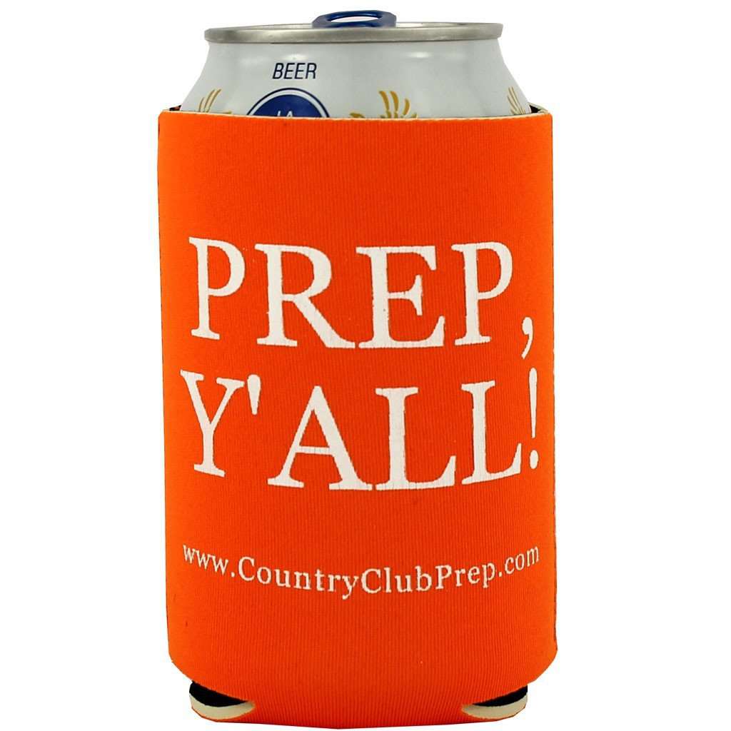 Prep, Y'all! Can Holder in Orange by Country Club Prep - Country Club Prep