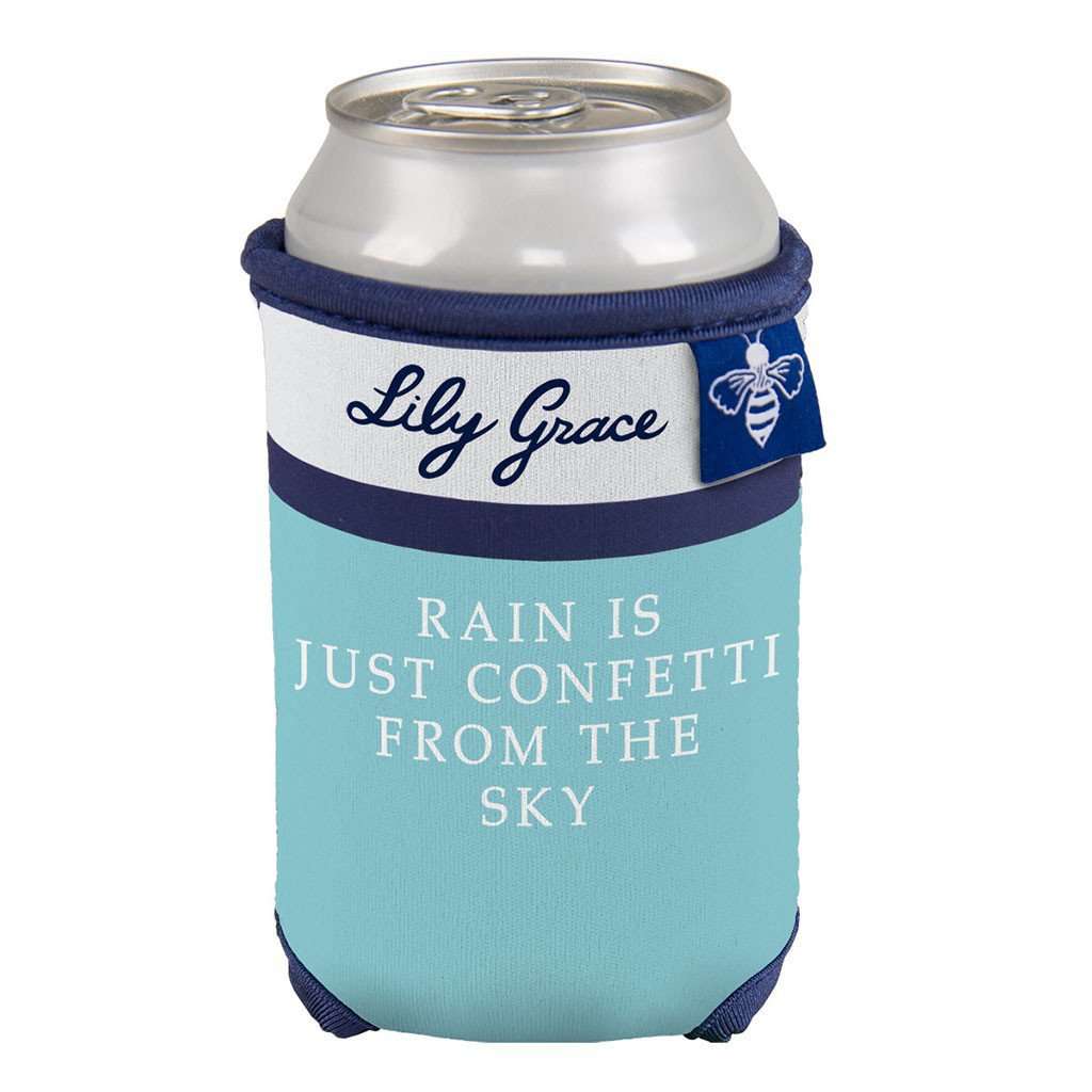 Rain is Confetti Can Holder by Lily Grace - Country Club Prep