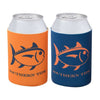 Reversible Gameday Can Caddie in Navy and Endzone Orange by Southern Tide - Country Club Prep