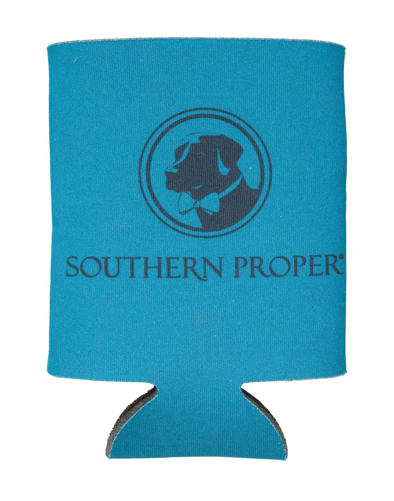 Sipper Can Holder in Aqua by Southern Proper - Country Club Prep