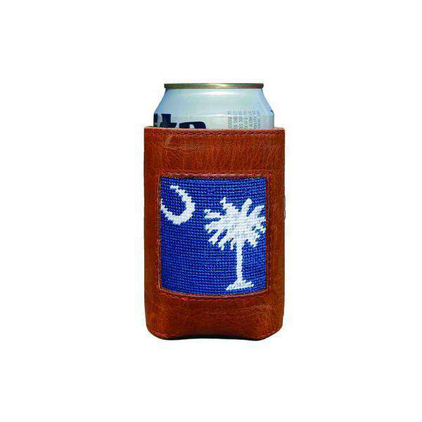 South Carolina Flag Needlepoint Can Holder by Smathers & Branson - Country Club Prep