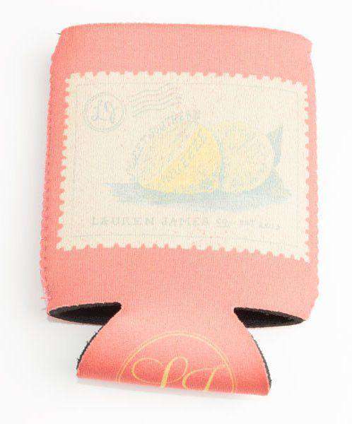 Southern Squeeze Can Holder in Coral by Lauren James - Country Club Prep