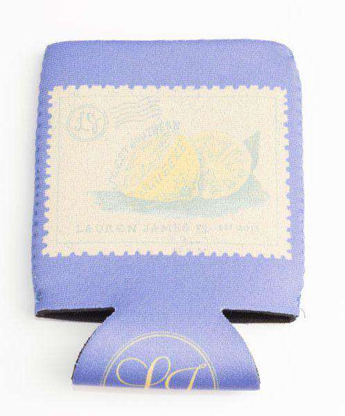 Southern Squeeze Can Holder in Periwinkle by Lauren James - Country Club Prep