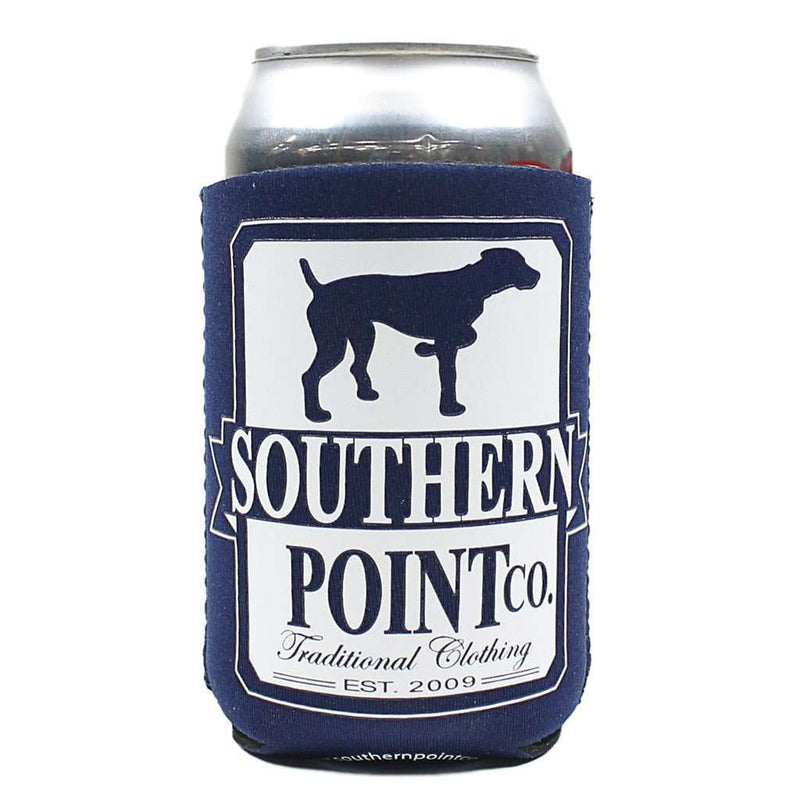 SPC Koozie in Navy & White by Southern Point Co. - Country Club Prep