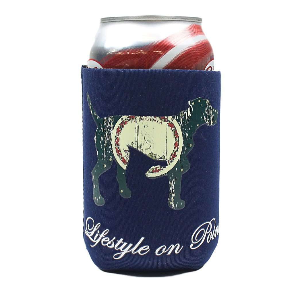 SPC Virginia State Line Koozie by Southern Point Co. - Country Club Prep