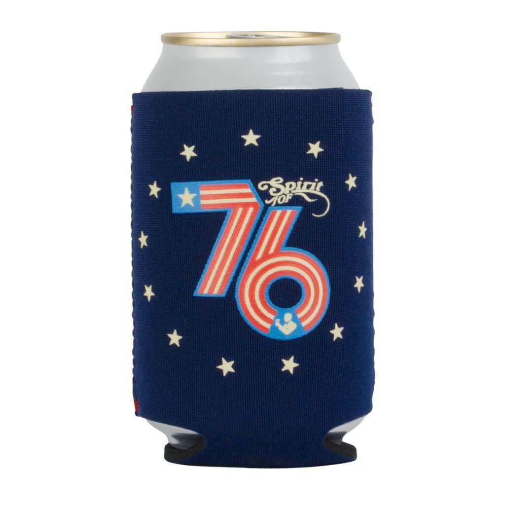 Spirit of '76 Beer Sleeve in Navy by Rowdy Gentleman - Country Club Prep