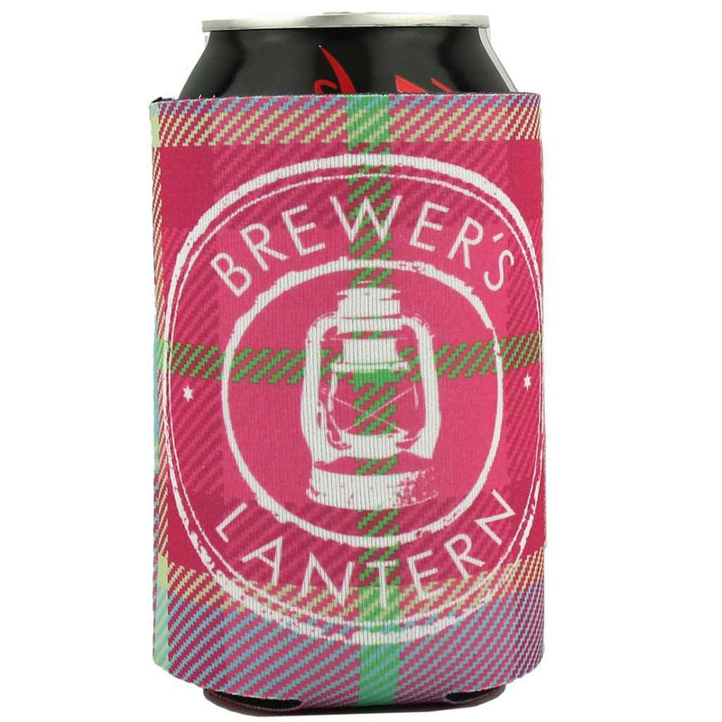Summer Plaid Can Holder by Brewer's Lantern - Country Club Prep