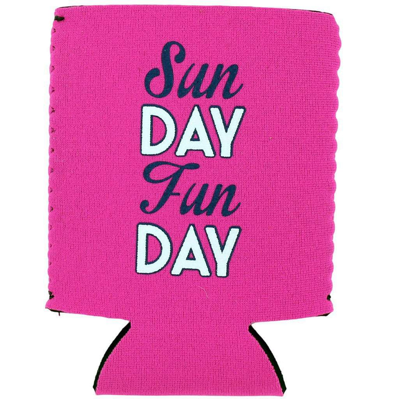 Sunday Funday Can Holder in Pink by Brewer's Lantern - Country Club Prep