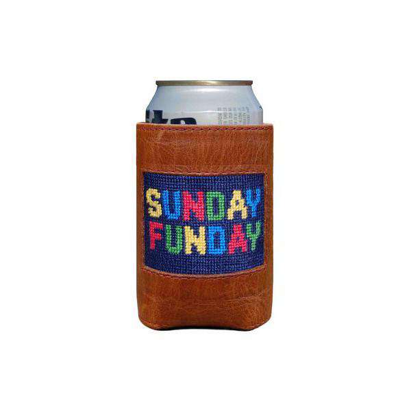 Sunday Funday Needlepoint Can Holder by Smathers & Branson - Country Club Prep