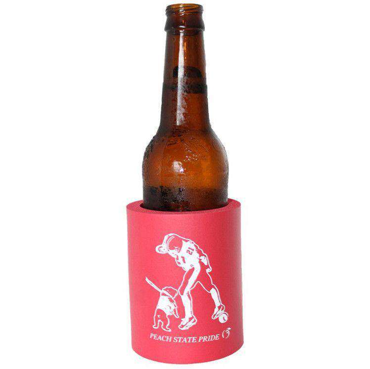 That Dog'll Bite You Foam Can Holder in Red by Peach State Pride - Country Club Prep