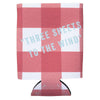 Three Sheets to the Wind Can Holder in Washed Red Gingham by Southern Proper - Country Club Prep