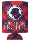 Tipsy and Tied Can Holder in Red by Southern Proper - Country Club Prep