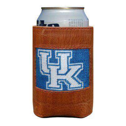 University of Kentucky Needlepoint Can Holder in Royal by Smathers & Branson - Country Club Prep